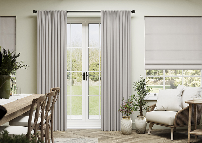 Norleigh, Silver - Made to Measure Curtains - Image 3